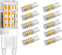 Светодиодные лампы G9 Cool White 6000K, 5 Вт, эквивалент 40 Вт галогеновых ламп, без мерцания, 450 лм, энергос