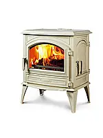 Печь камин чугунная DOVRE 760 WD с двойным дожигом бежевая