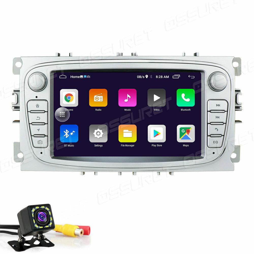 7" Автомобильная GPS-навигация Android10 Стереорадио для Ford C/S MAX Galaxy Kuga Silver - фото 2 - id-p1791461163