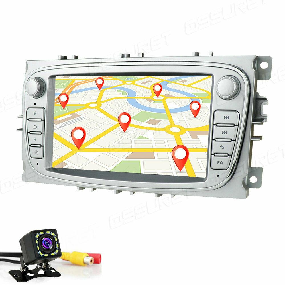 7" Автомобильная GPS-навигация Android10 Стереорадио для Ford C/S MAX Galaxy Kuga Silver - фото 8 - id-p1791461163