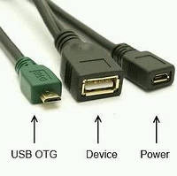 Кабель Yonisun Micro USB Host OTG з USB-живленням для телефонів і планшетів Samsung/HTC/Nexus/Lg Сумісні пристрої Планшет, Смартфо