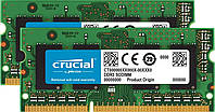 Пара оперативной памяти для ноутбука Crucial SODIMM DDR3L 16Gb (8Gb+8Gb) 1600MHz 12800s CL11 (CT102464BF160B.M