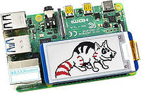 Waveshare 2,13-дюймовый дисплей E-Ink HAT для Raspberry Pi 4B/3B+/3B/2B/Zero/Zero W/WH, Jetson Nano