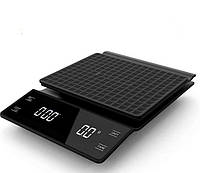 Кофейные электронные весы Zally Coffee Drip Scale EK6002 с таймером Черный...