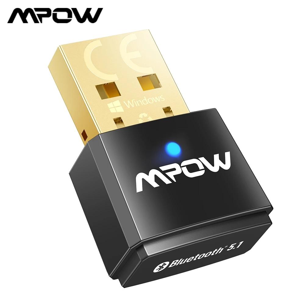 Mpow BH519 Bluetooth 5.1 USB-адаптер USB-передатчик и приемник 2 в 1 Bluetooth-ключ для ноутбуков, настольных - фото 1 - id-p1791461890