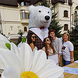 Білий Мішка Київ. Вітання Великого Ведмедя на свято у Києві, фото 6
