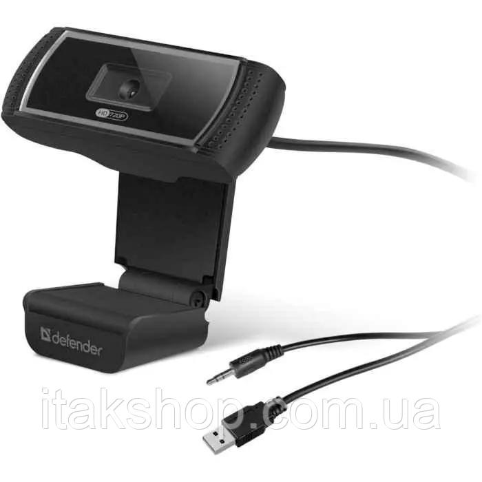 Комп'ютерна веб-камера Defender G-lens 2597 HD720 2Mр для відеозв'язку, фото 1