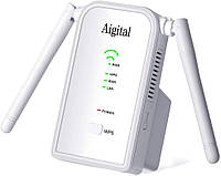 Расширитель диапазона Aigital WiFi Booster для дома, повторитель Wi-Fi 300 Мбит/с УЦЕНКА