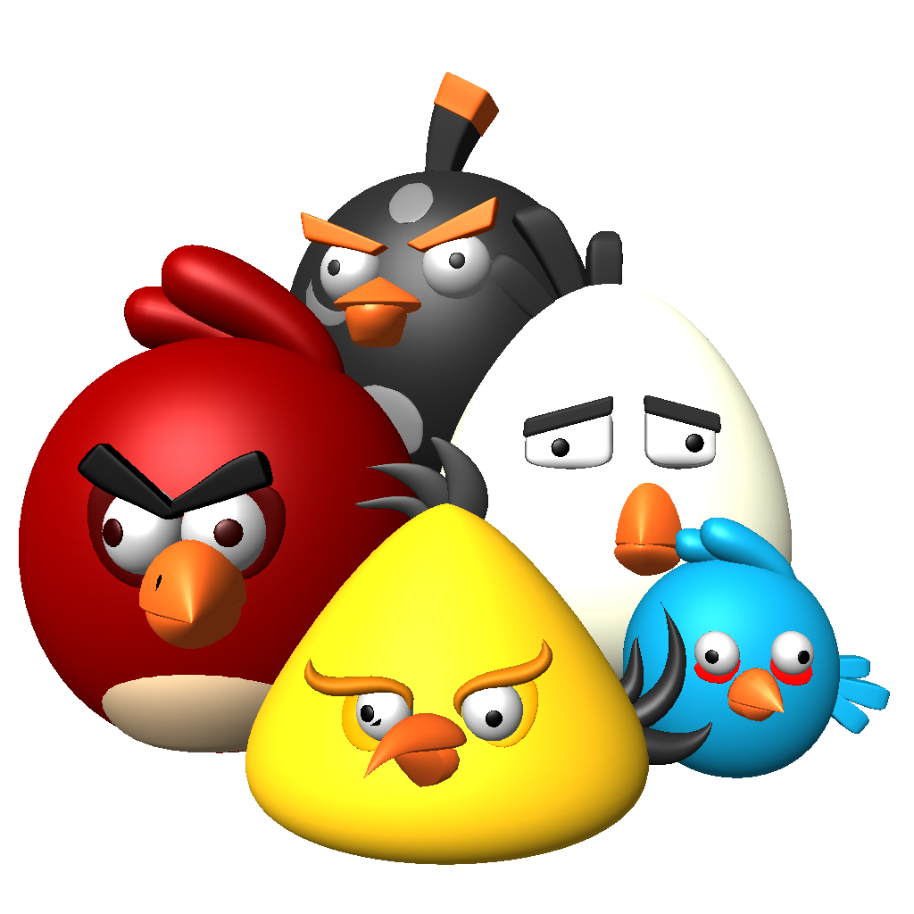 Angry Birds 1 Вафельна картинка