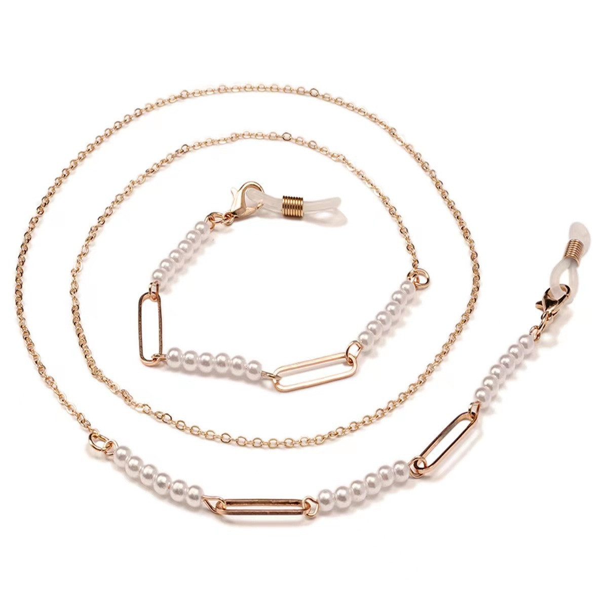 Цепочка для очков золотая с жемчужинами PEARLS (ID#1791545824), цена ...