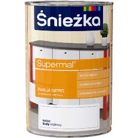 Емаль целюлозна Снєжка SUPERMAL EMALIA NITRO N100 БІЛИЙ матовий 1л PL