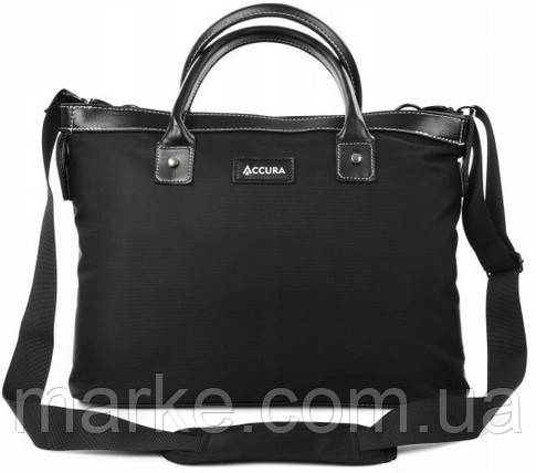 Ділова сумка з відділом для ноутбука 14,1 дюйма Accura чорна