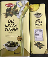 Оливковое масло VESUVIO OIL Extra Virgin, Италия, 5 л.