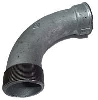 Кут 90° оцинкований подовжений ВЗ 2 1/2" Hydro-T