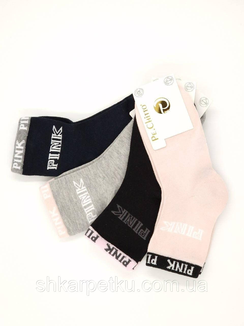 Дитячі шкарпетки Neco "Рink" для дівчаток 12 пар/уп мікс кольорів