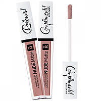 Рідка матова помада для губ Relouis Nude Matte Complimenti No 28 Бежево-рожевий, 4,5 г