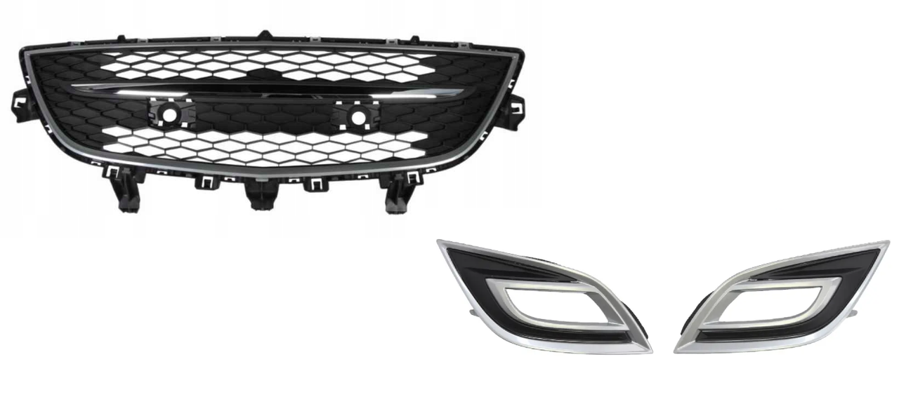 Решітка бампера Мазда CX-9 - Mazda CX-9 - 2010-2012 (комплект)