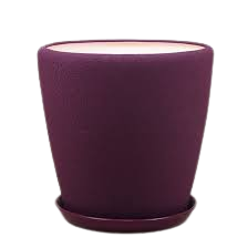 Горщик Грація шовк круглий 30 л Фіолетовий, фото 1