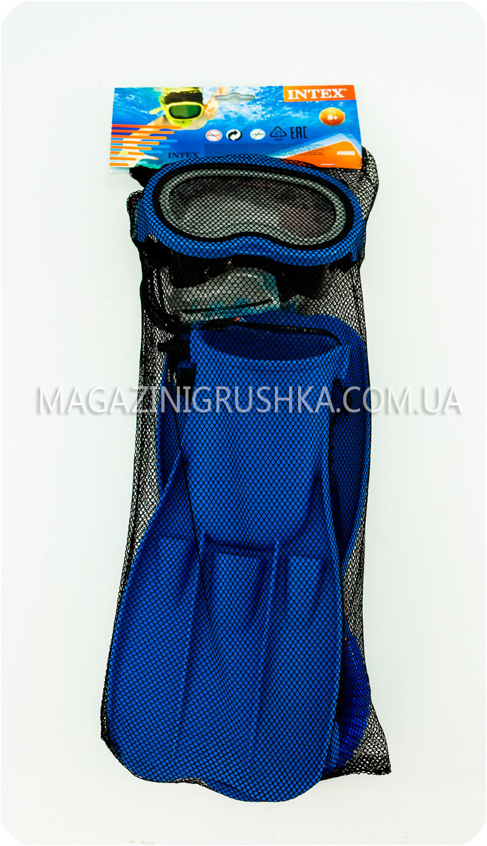 Набір для підводного плавання INTEX (ласти, маска і трубка) - 55952, фото 1