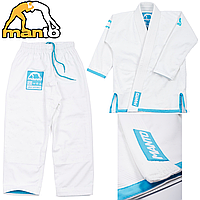 Дитяче кімоно для джиу-джитсу MANTO Junior 2.0 Youth BJJ Gi White