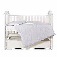 Сменная детская постель 3 эл Детская Babycentre & Twins Moonlight 4011-ZBTMO-010, grey, серый