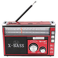Радиоприемник портативный Golon RX-381 MP3 USB, красный