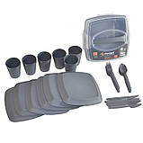 Набір посуду для пікніка на 6 персон 32 предмета SP-180 "Irak Plastik" (Туреччина), фото 3