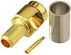 Високочастотний роз'єм SMA male під обтиск на кабель RG58, фото 2