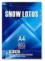 Папір SNOW LOTUS А4 80 г/м2, 500листов