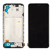 Дисплей XIAOMI Redmi Note 10 (4G)/Note 10S/Poco M5S (OLED) с черным тачскрином и рамкой