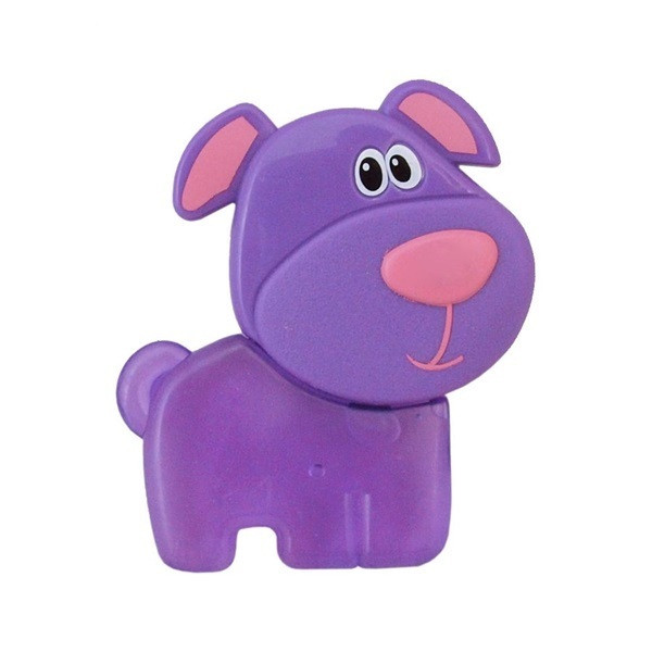 Охолоджувальний прорізувач Baby Mix Песик фіолетовий KP-01 16826, fiolet, фіолетовий