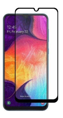 Захисне скло Full Glue 2.5D для Samsung A405 Galaxy A40 (2019) Black, фото 4