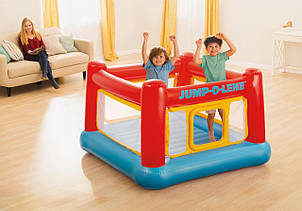 Intex 48260 - надувний батут Jump-O-Lene (174x174x112 см), фото 3