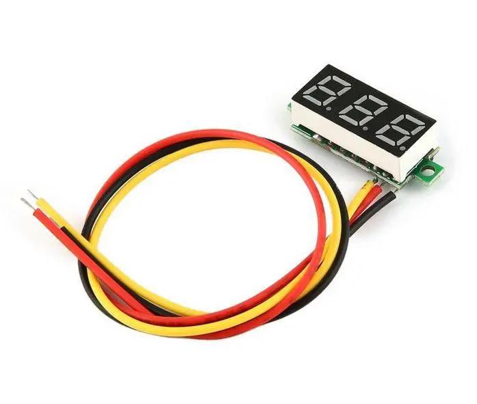 Вольтметр цифровий без корпусу DC 0-100V зілля 0,28''