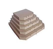 Коробка для піци 260х260х30мм бура, 100 шт/уп