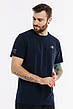 Чоловіча футболка AVECS темно-синя котонова з принтом 30421/23, фото 6