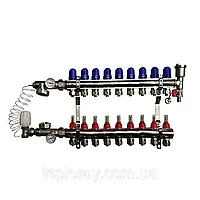 Коллектор для теплого пола в сборе на 9 выходов KOER(Чехия)