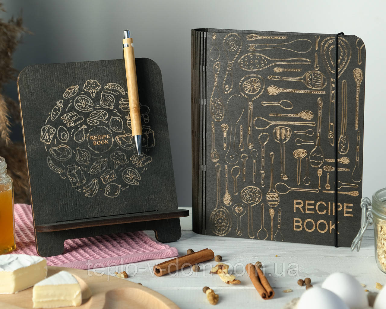 Книга для записів кулінарних рецептів "Recipe book"