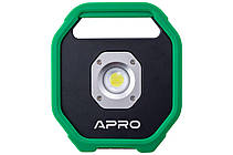 Прожектор акумуляторний Apro — 10 Вт Li-Ion, фото 3