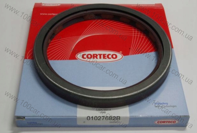 Сальник вала Corteco 01027682B (Сальник маточини (ступиця)), для MERCEDES-BENZ ATEGO, 01/98 - 10/04, ATEGO 2, 01/04 -, оригінальні, фото 1