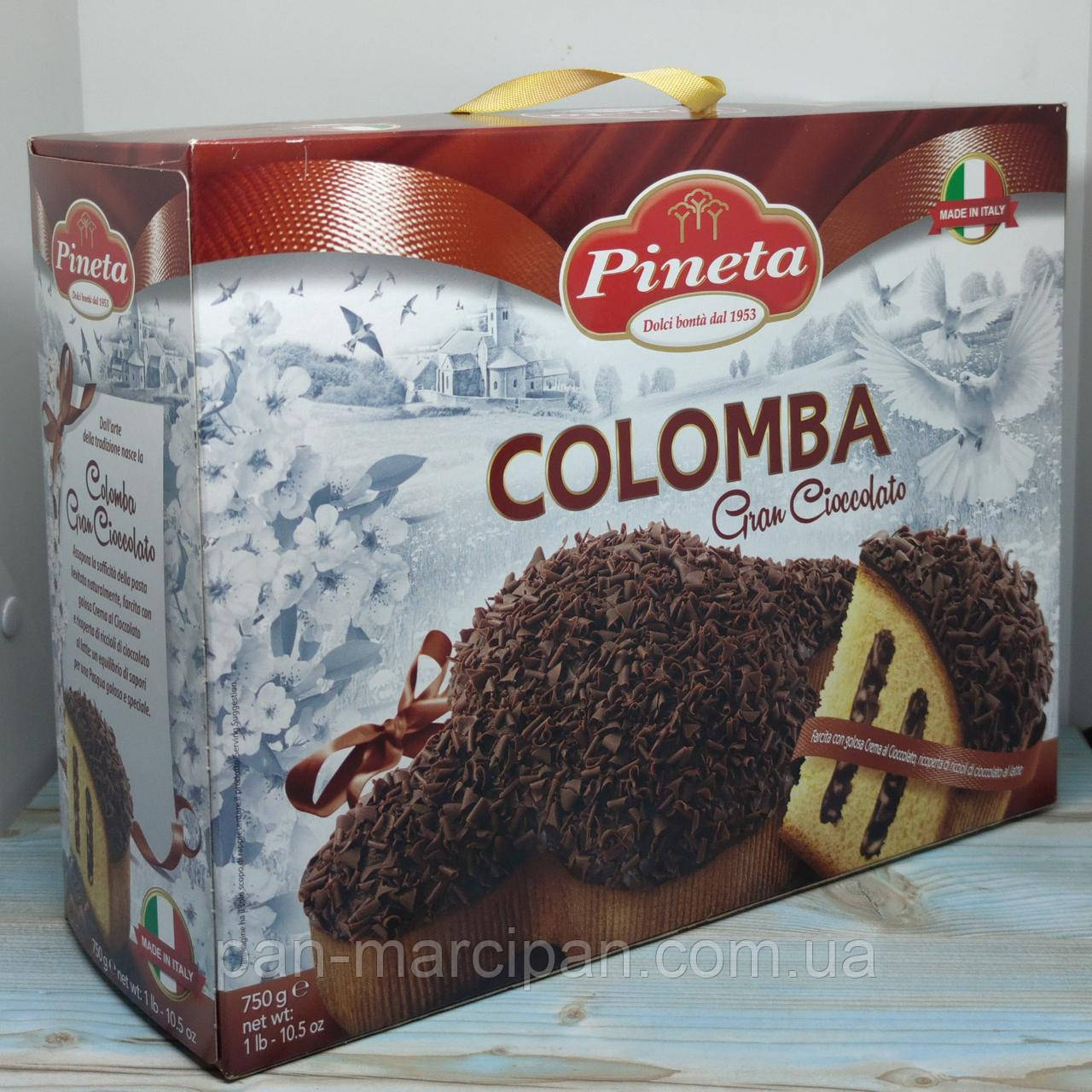 Купить Панетон Pineta Colomba Gran Cioccolato 750г, цена 420 грн — Prom ...