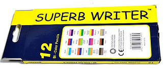 Кольорові олівці Marco "SUPERB WRITER", 12 кольорів 4100-12CB, фото 3