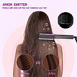 Гребінець для випрямлення волосся ZF-888 регульований температура до 200 °C, фото 3