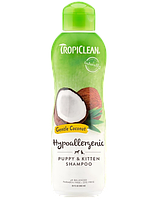 Tropiclean Shampoo Шампунь гипоаллергенный для котят и щенков "Нежный кокос" 355мл