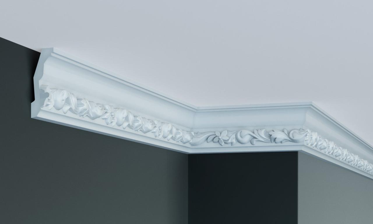 Карниз поліуретановий з орнаментом Gaudi Decor C 1013 Flexi
