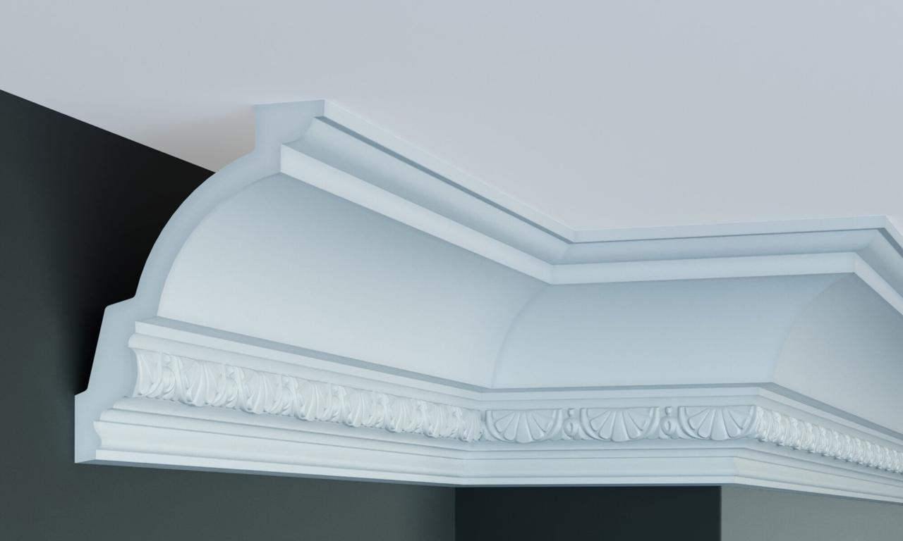 Карниз поліуретановий з орнаментом Gaudi Decor C 127