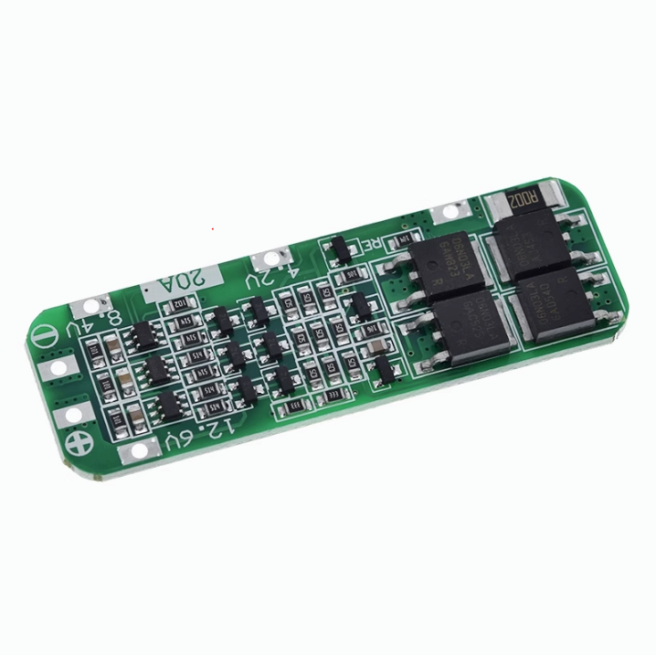 Плата BMS 3S 20А 12.6V Li-Ion 18650 Захисна плата для 3-х літієвих акумуляторів Контролер заряду 3s