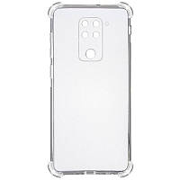 TPU чохол GETMAN Ease logo посилені кути Full Camera для Xiaomi Redmi Note 9 / Redmi 10X Безбарвний (прозорий)