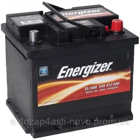 Акумулятор 45Ah-12v Energizer (207х175х190), R, EN400 R+правий ENERGIZER