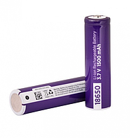 Аккумулятор Li-Ion PX 18650, 1500mAh, 3.7V, VIOLET